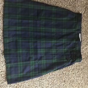 Brand new wo tags plaid school skirt